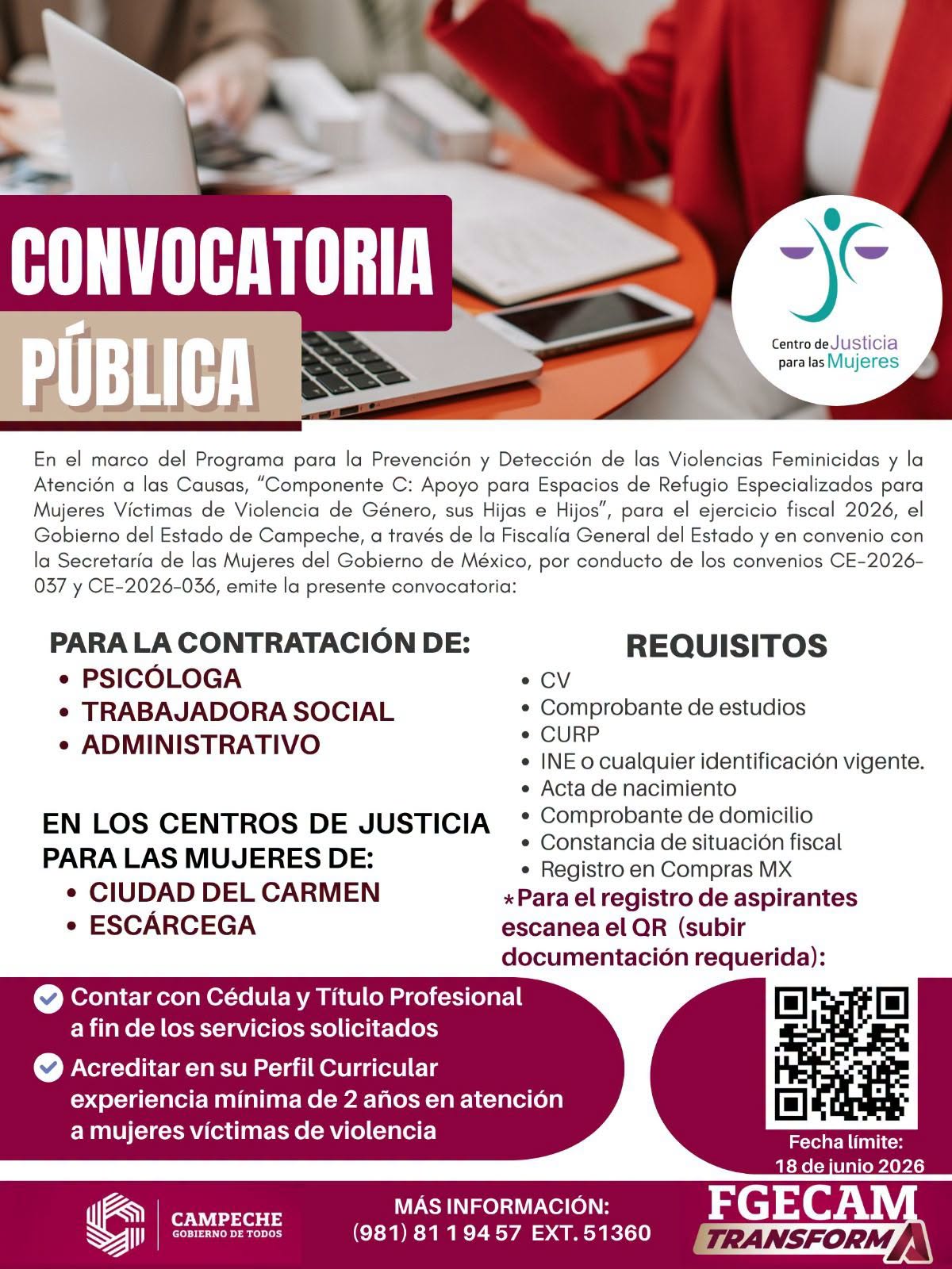 Convocatoria CJM Cerrada